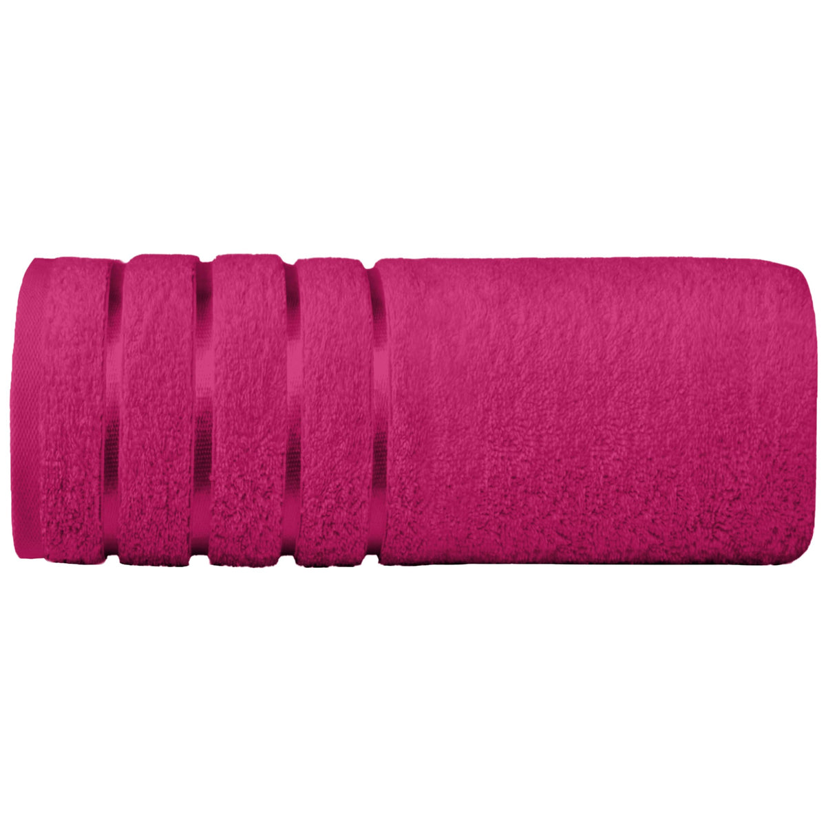 Elegant Comfort 4 Lines Viscose Stripe 6-Piece Premium Towel Set - 100% Turkish Cotton High Absorbent Luxury Bathroom Towels – Includes 2 Washcloths, 2 Hand Towels and 2 Bath Towels Set, Gold
