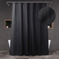 Brown Silver Glitter Shower Curtain: Waterproof Washable Quick Dry 72Lx72W