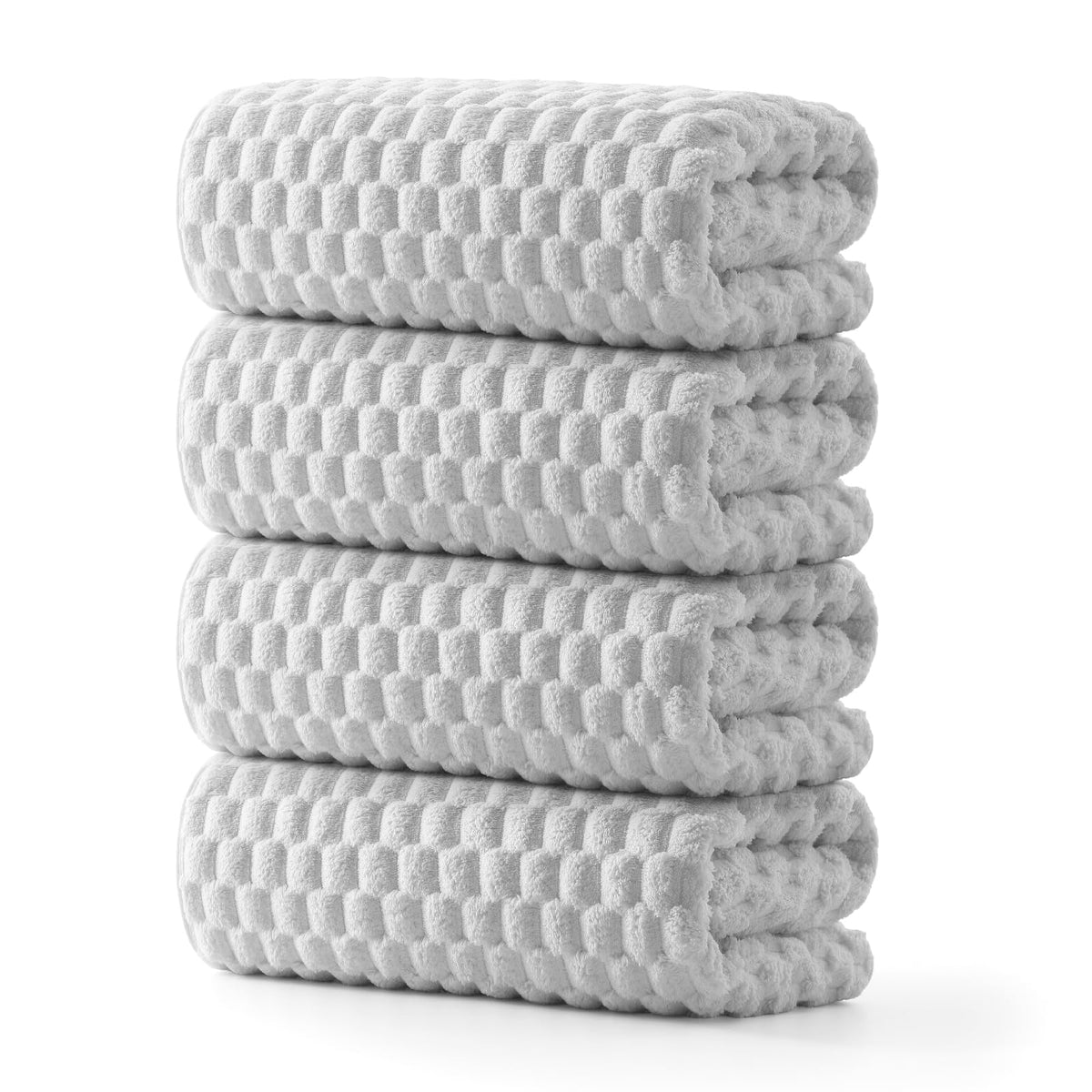 REDKISS 4 Pack Microfiber Bath Towels, Quick Dry, Super Soft, 27"x55"