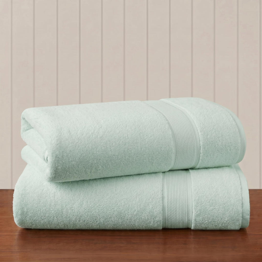 Madison Park 800GSM 100% Cotton Bathroom Bath Towel Set of 8, Cream