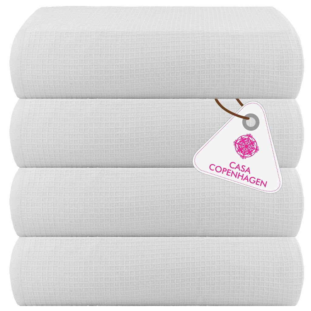 CASA COPENHAGEN 6pcs Bathroom Towel Gift Set, 600GSM, Dark Black
