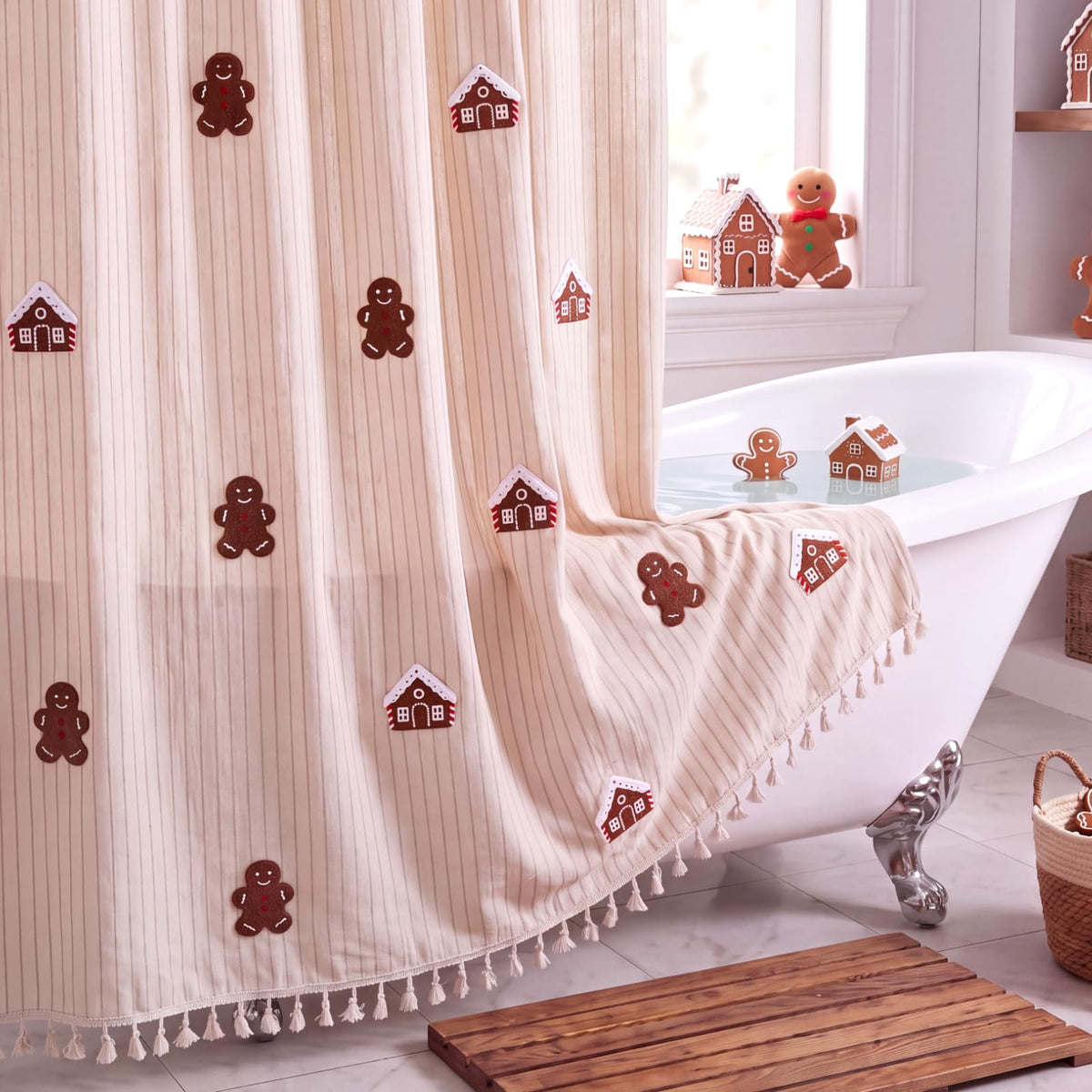 Mindsoft Fall Pumpkin Shower Curtain Bathroom Decor
