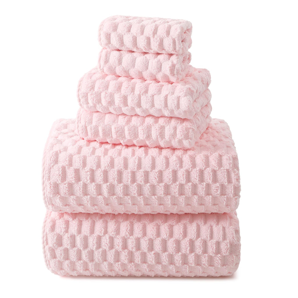 REDKISS 4 Pack Microfiber Bath Towels, Quick Dry, Super Soft, 27"x55"
