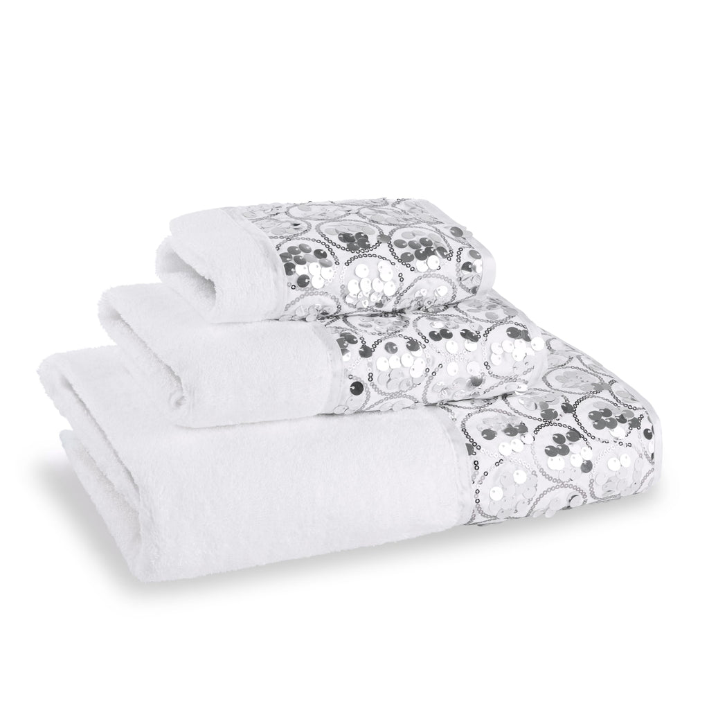 Zahari Home Spindle Modern Bathroom Towel Set - 3 Piece Bath, Hand, and Wash Towels - Classic Luxury Contemporary Decor - Beautiful Gold Unique Design Bath Ensemble