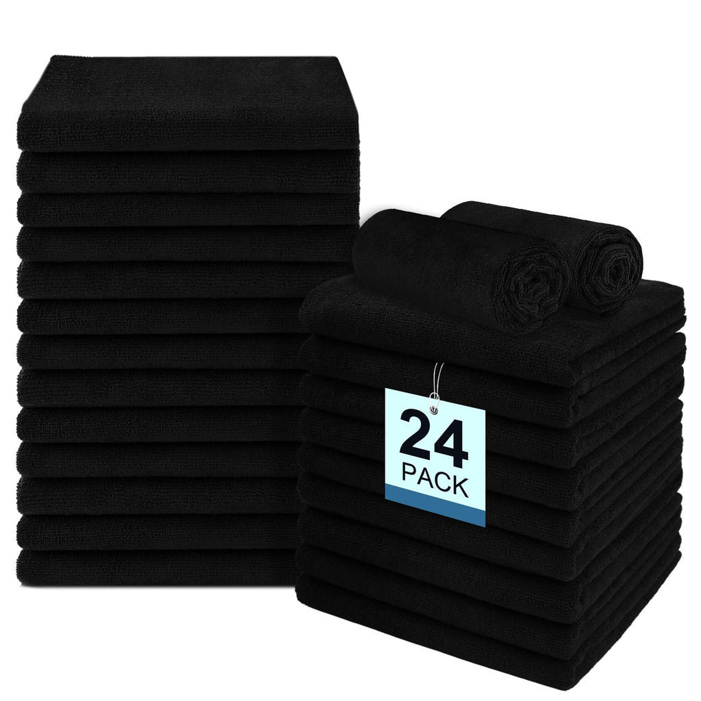 UNIMADE 24 Pack Salon Towels - Highly Absorbent Hand Towels