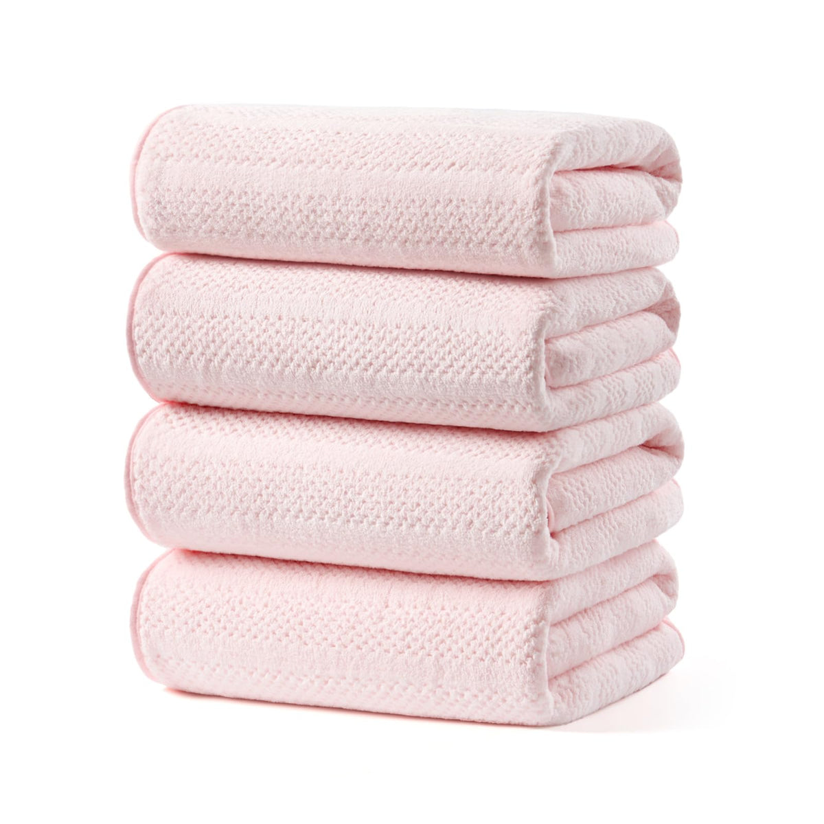 ecolook Microfiber Bath Towels Set of 4, 31 x 63 Inch Extra Large Bath Towel Set, Super Soft & Highly Absorbent, Quick Dry Lightweight Towels for Bathroom, Gym, Spa, Pool & Travel, Gray