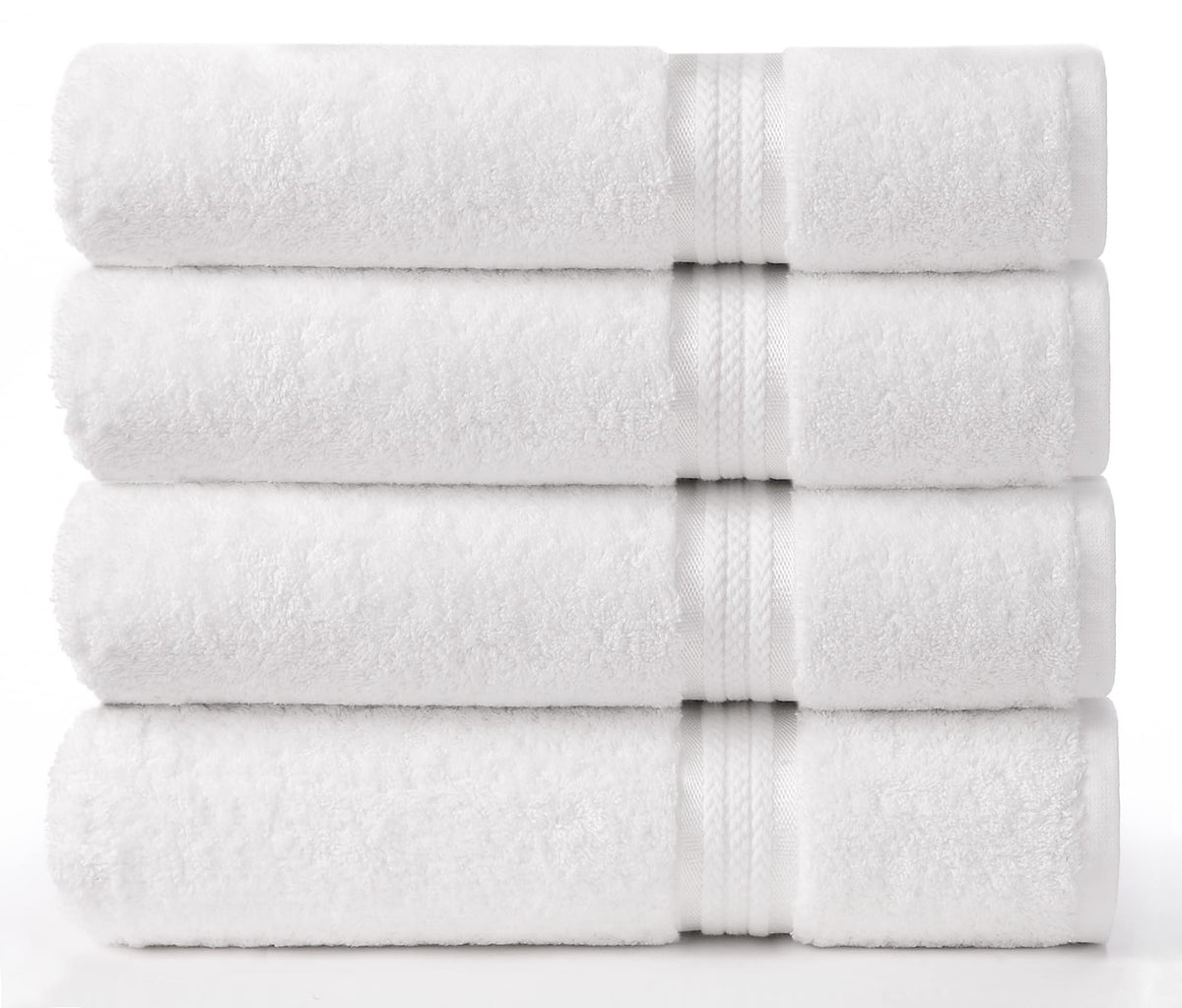 COTTON CRAFT Ultra Soft Hand Towels - 6 Pack 100% Ringspun Cotton Towel Set