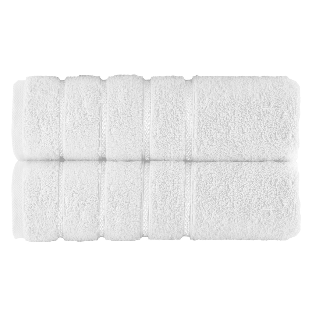 Elegant Comfort 4 Lines Viscose Stripe 6-Piece Premium Towel Set - 100% Turkish Cotton High Absorbent Luxury Bathroom Towels – Includes 2 Washcloths, 2 Hand Towels and 2 Bath Towels Set, Gold