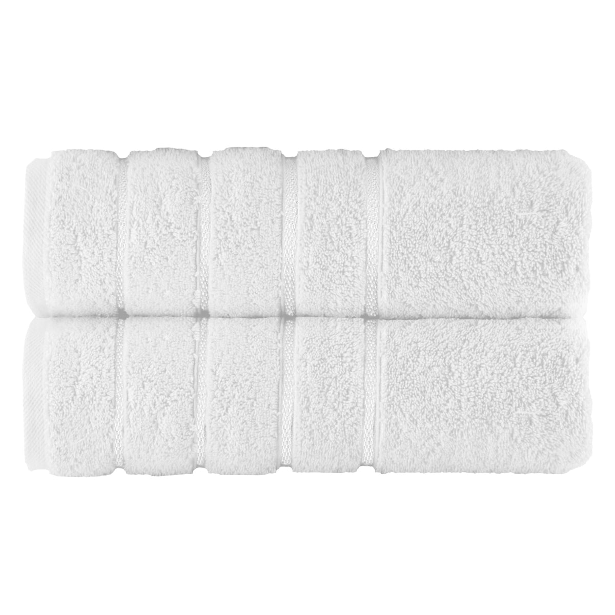 Elegant Comfort 4 Lines Viscose Stripe 6-Piece Premium Towel Set - 100% Turkish Cotton High Absorbent Luxury Bathroom Towels – Includes 2 Washcloths, 2 Hand Towels and 2 Bath Towels Set, Gold