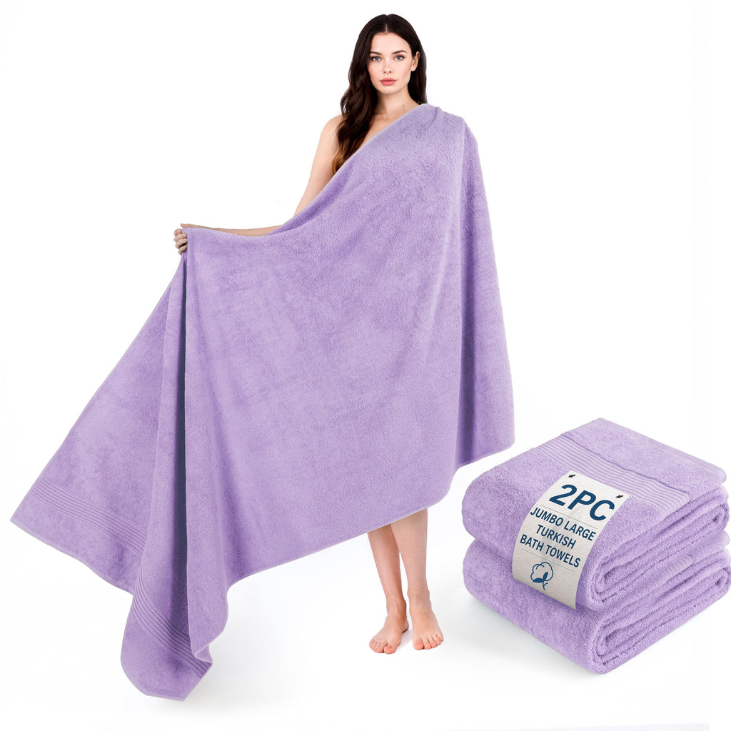 Cotton Paradise 100% Cotton Turkish Towel Set, Soft Absorbent Quick Dry, 6 Piece Towel Set, Navy Blue