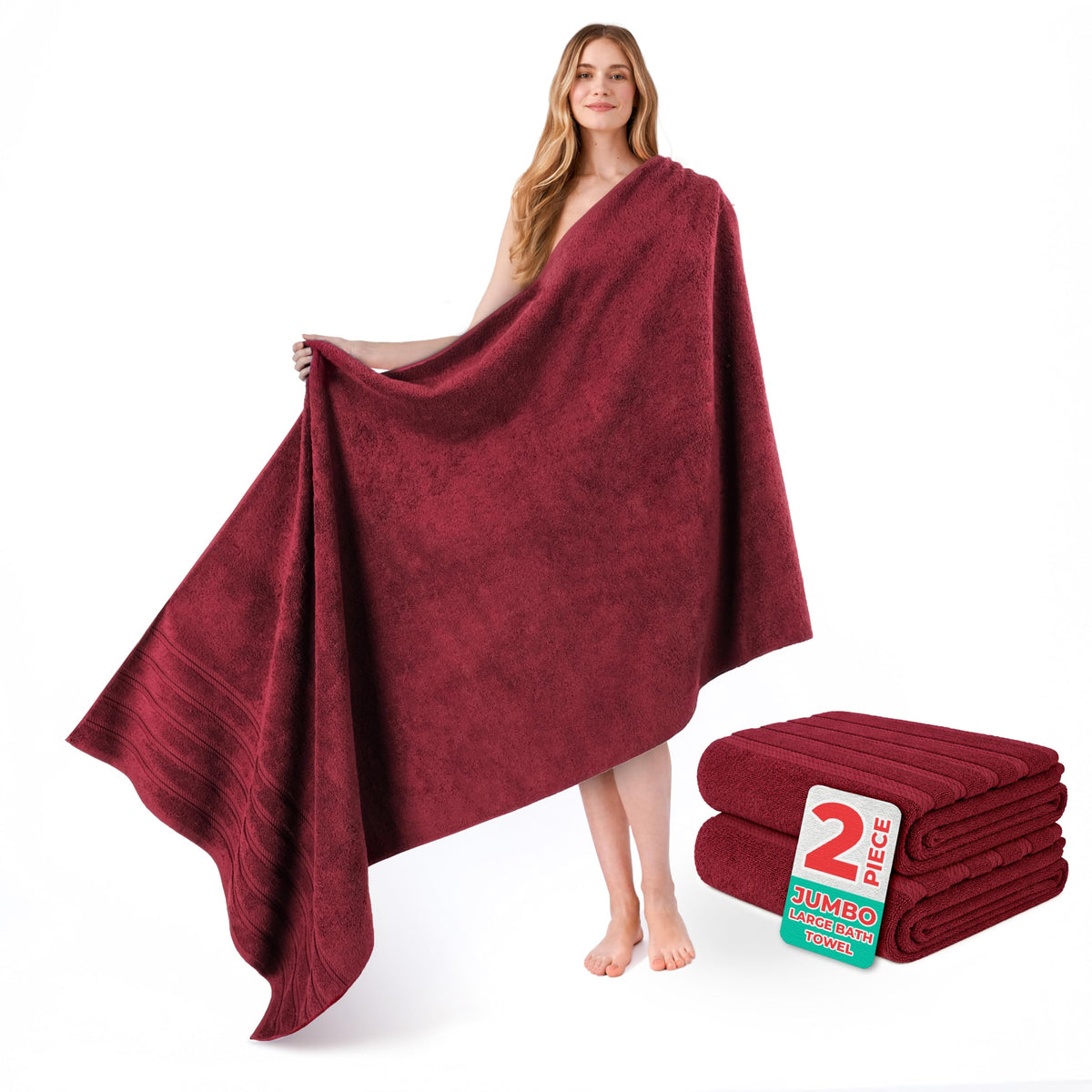 American Soft Linen 100% Cotton Luxury Turkish Towels, 4 PC Bath Towel Set