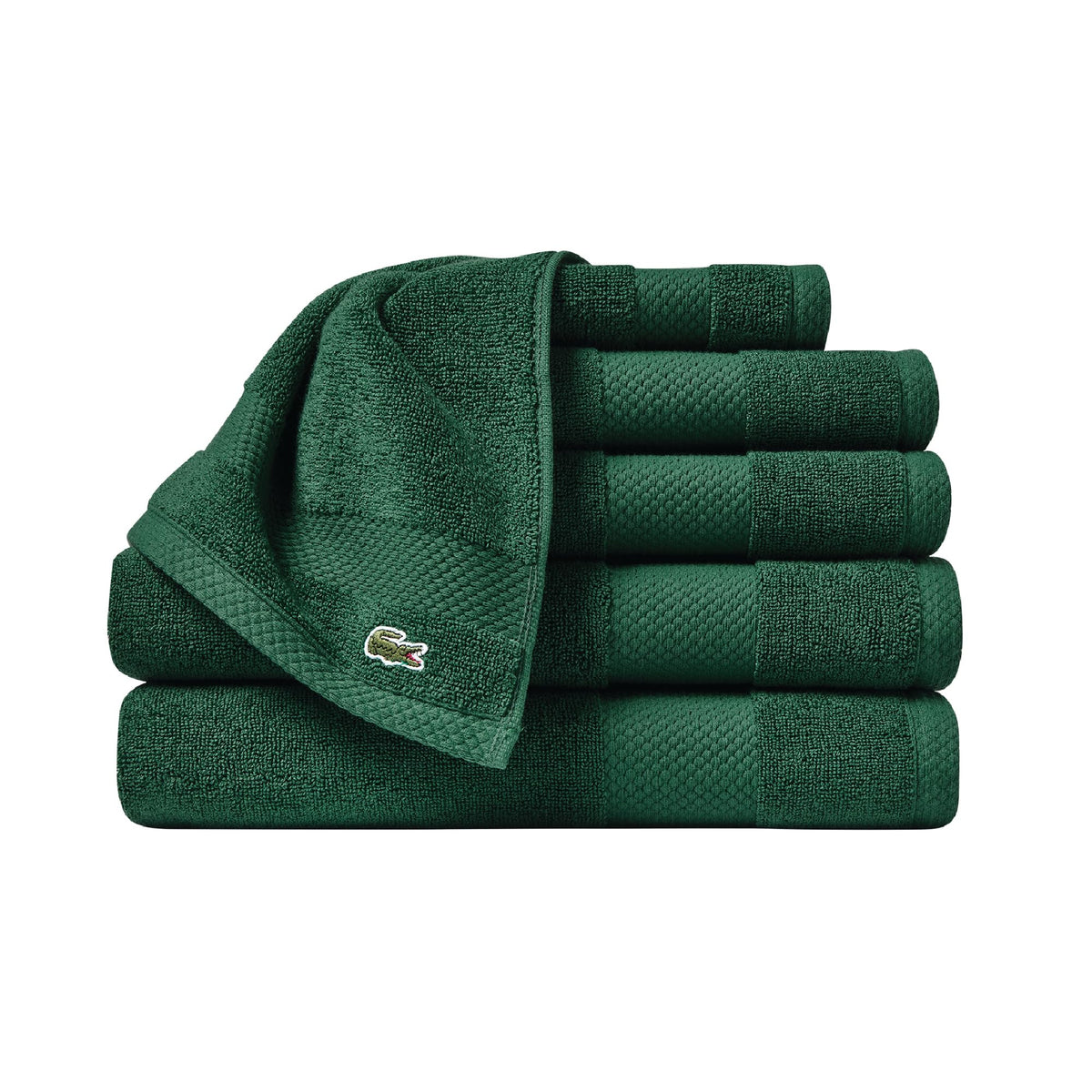 Lacoste Heritage 100% Supima Cotton Bath Towel 30" x 54", Celestial