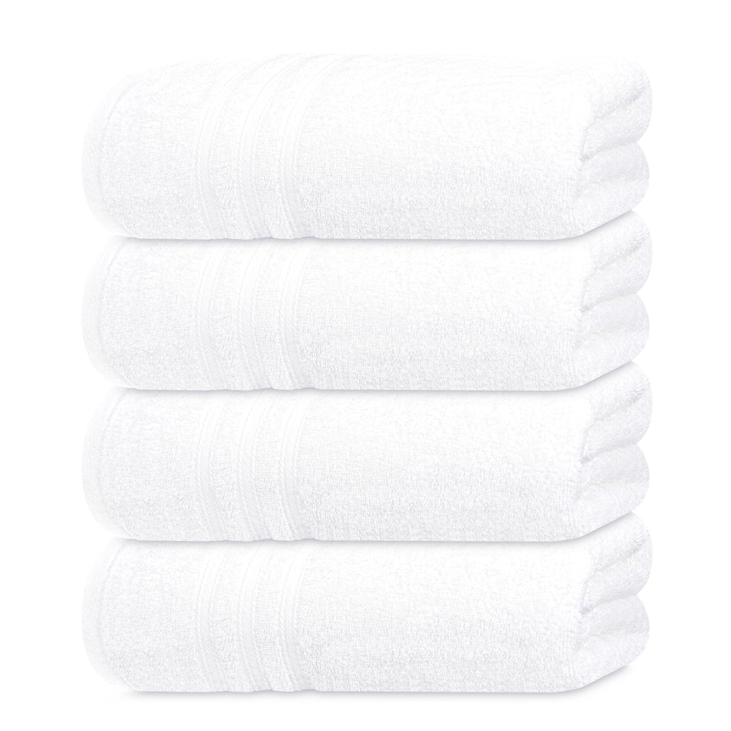Tens Towels 4 Piece Bath Towels 27x54 Inches, Sky Blue