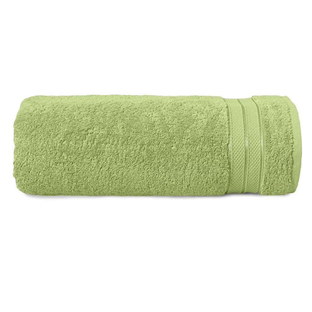 Elegant Comfort Luxury 6-Piece Towel Set, Premium Soft 100% Turkish Cotton, Three Line Popcorn Design 2 Bath Towels, 2 Hand Towels and 2 Washcloths Towel Set-Quick-Drying and Absorbent, Vibrant Orange