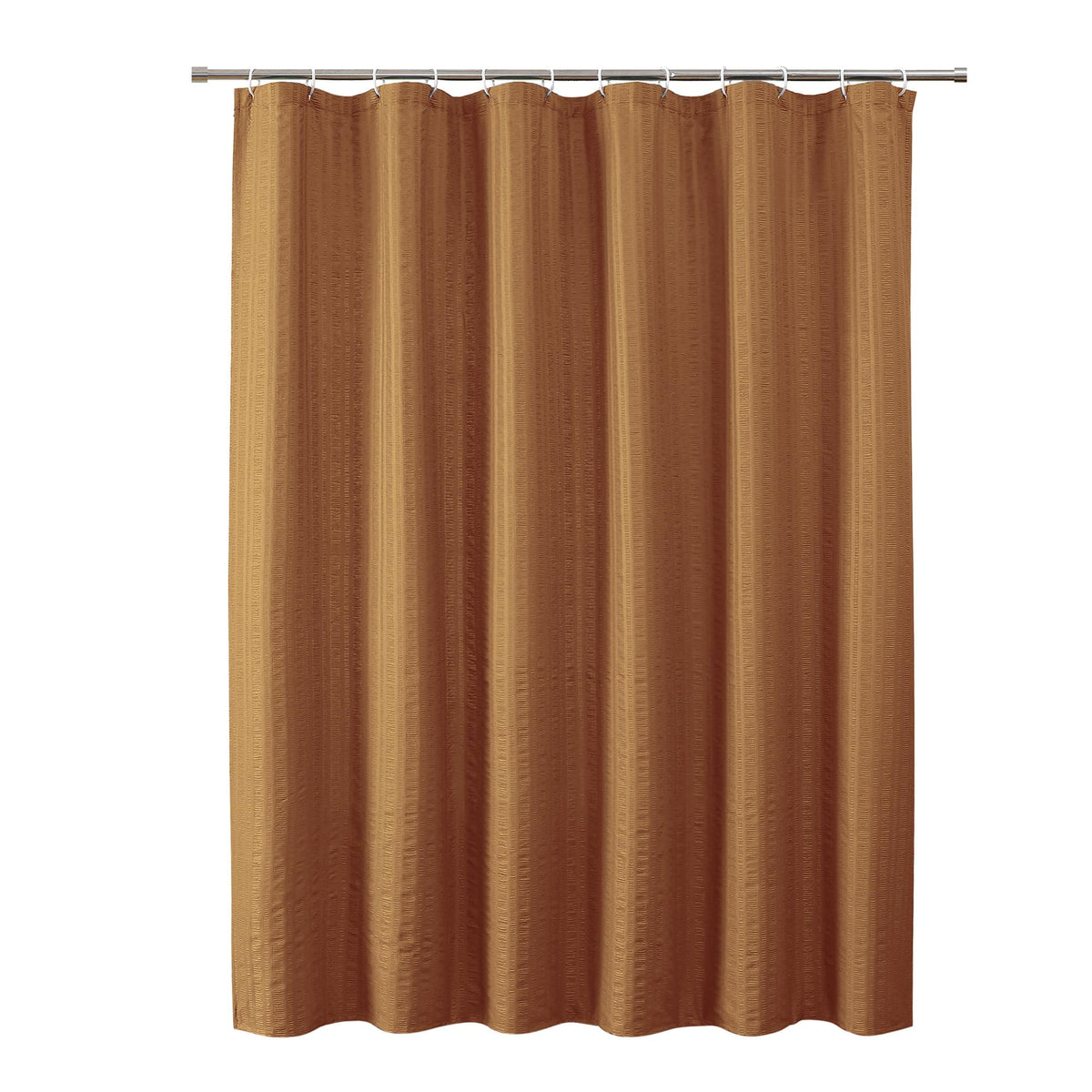 Aiyufeng Moga Navy Blue Fabric Shower Curtains for Bathroom - Blue Hotel Spa Polyester Cloth Bath Curtain with 12 Holes, 72x72, Machine Washable, Navy Blue