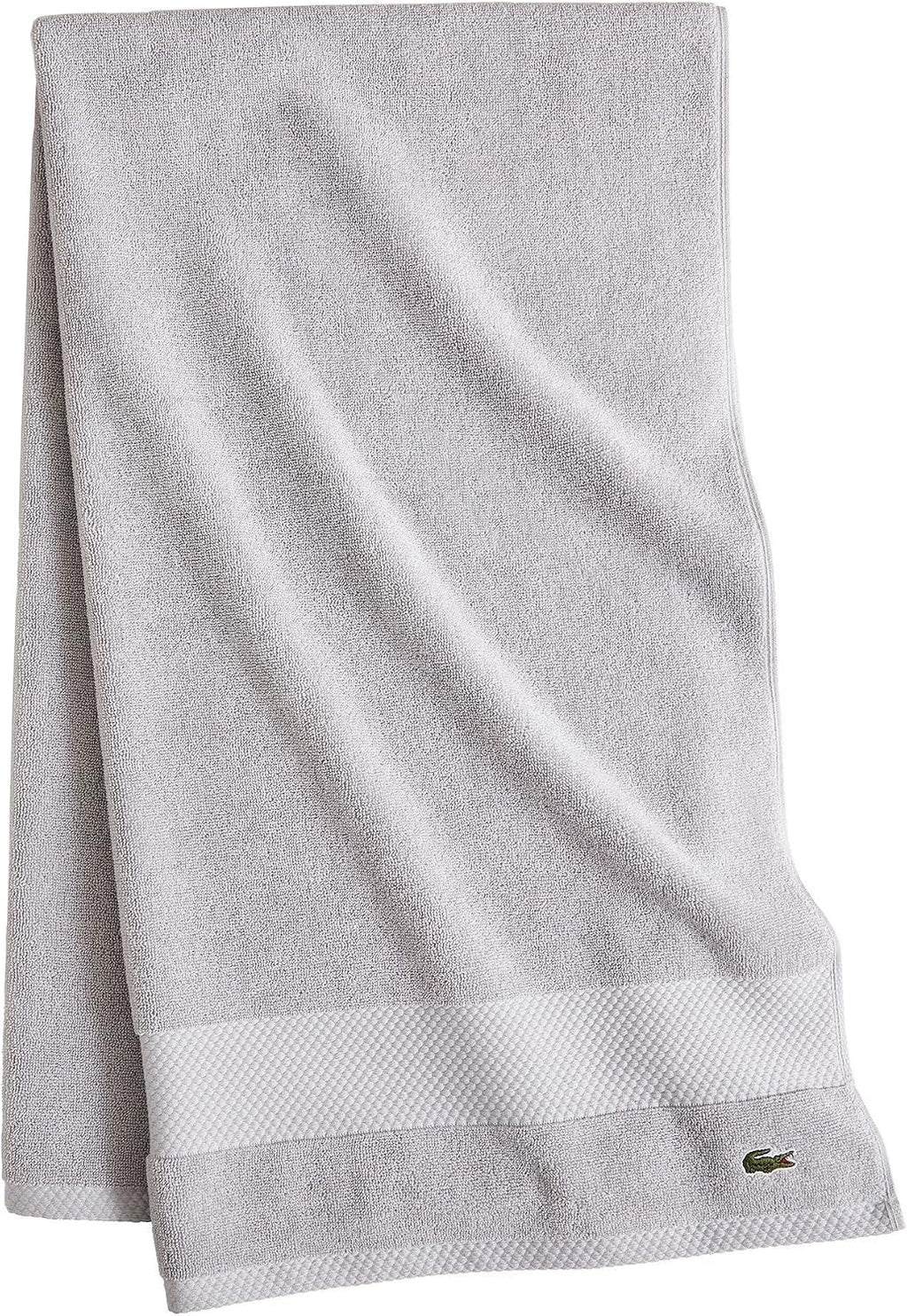 Lacoste Heritage 100% Supima Cotton Bath Towel 30" x 54", Celestial