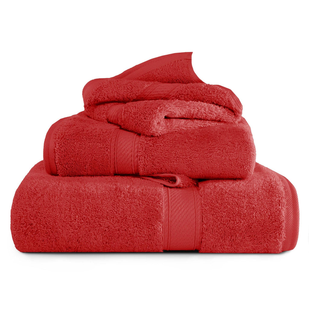 SUPERIOR Egyptian Cotton Plush & Absorbent, Hand Towel Set of 4, Cream