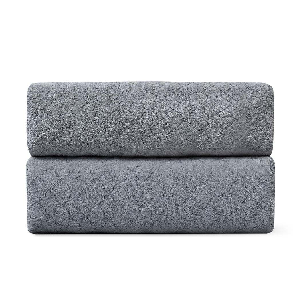 Hailea Luxury Bath Towels Set - 12 Piece (4 Large Bath Towels,4 Hand Towels,4 Washcloths), 100% Microfiber,Extra Absorbent Super Soft & Quick Dry,Complete Family Pack for Bathroom Gym Pool,Camel