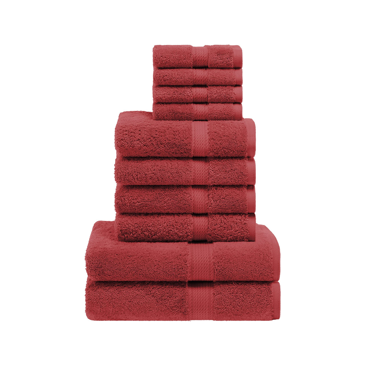 SUPERIOR Egyptian Cotton Plush & Absorbent, Hand Towel Set of 4, Cream