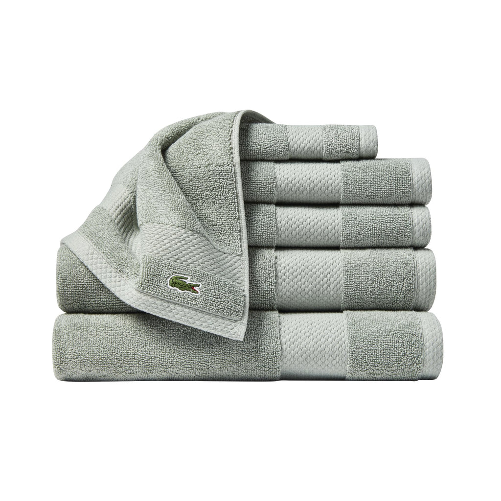 Lacoste Heritage 100% Supima Cotton Bath Towel 30" x 54", Celestial