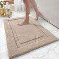 LUMI Ultra Soft Bathroom Rugs Absorbent, Non Slip Bath Mat 24x36, White