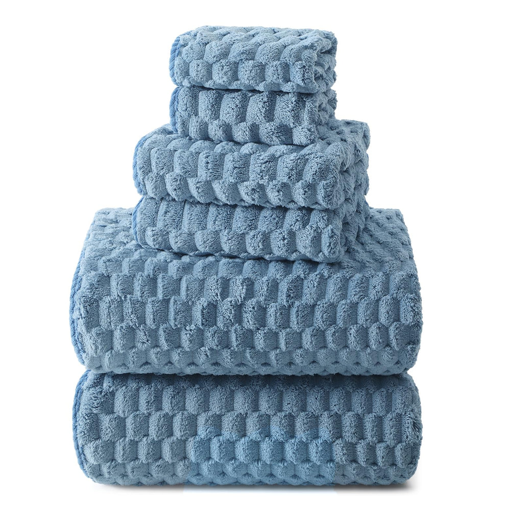 REDKISS 4 Pack Microfiber Bath Towels, Quick Dry, Super Soft, 27"x55"
