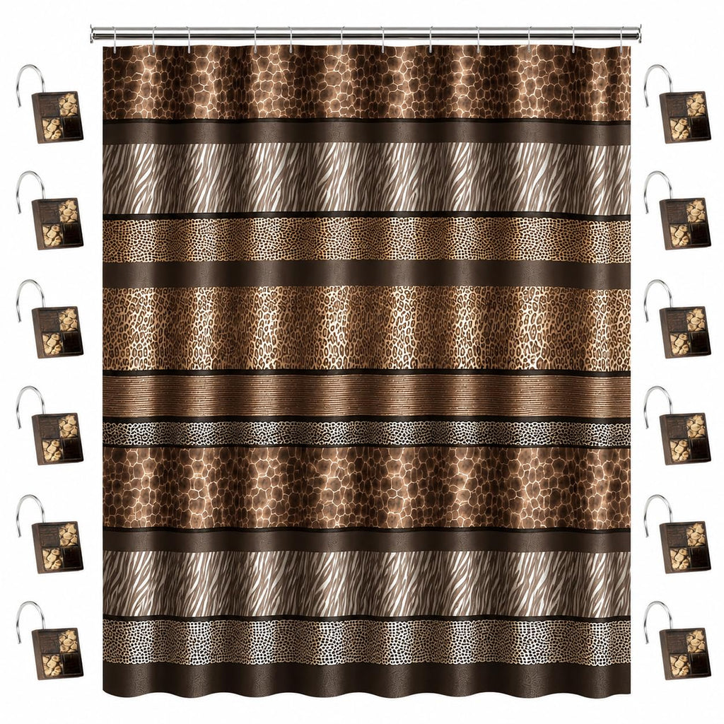 Zahari Home Spindle Modern Bathroom Towel Set - 3 Piece Bath, Hand, and Wash Towels - Classic Luxury Contemporary Decor - Beautiful Gold Unique Design Bath Ensemble