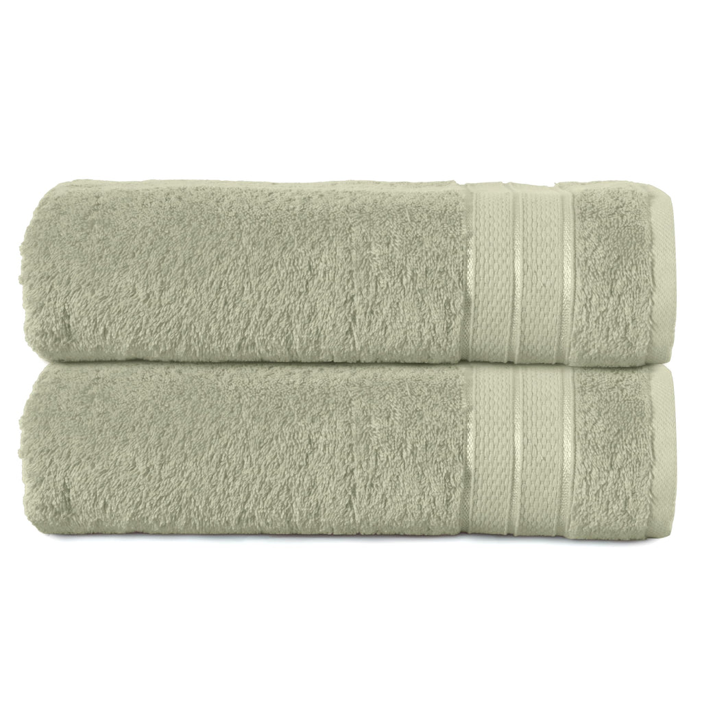 Elegant Comfort Luxury 6-Piece Towel Set, Premium Soft 100% Turkish Cotton, Three Line Popcorn Design 2 Bath Towels, 2 Hand Towels and 2 Washcloths Towel Set-Quick-Drying and Absorbent, Vibrant Orange