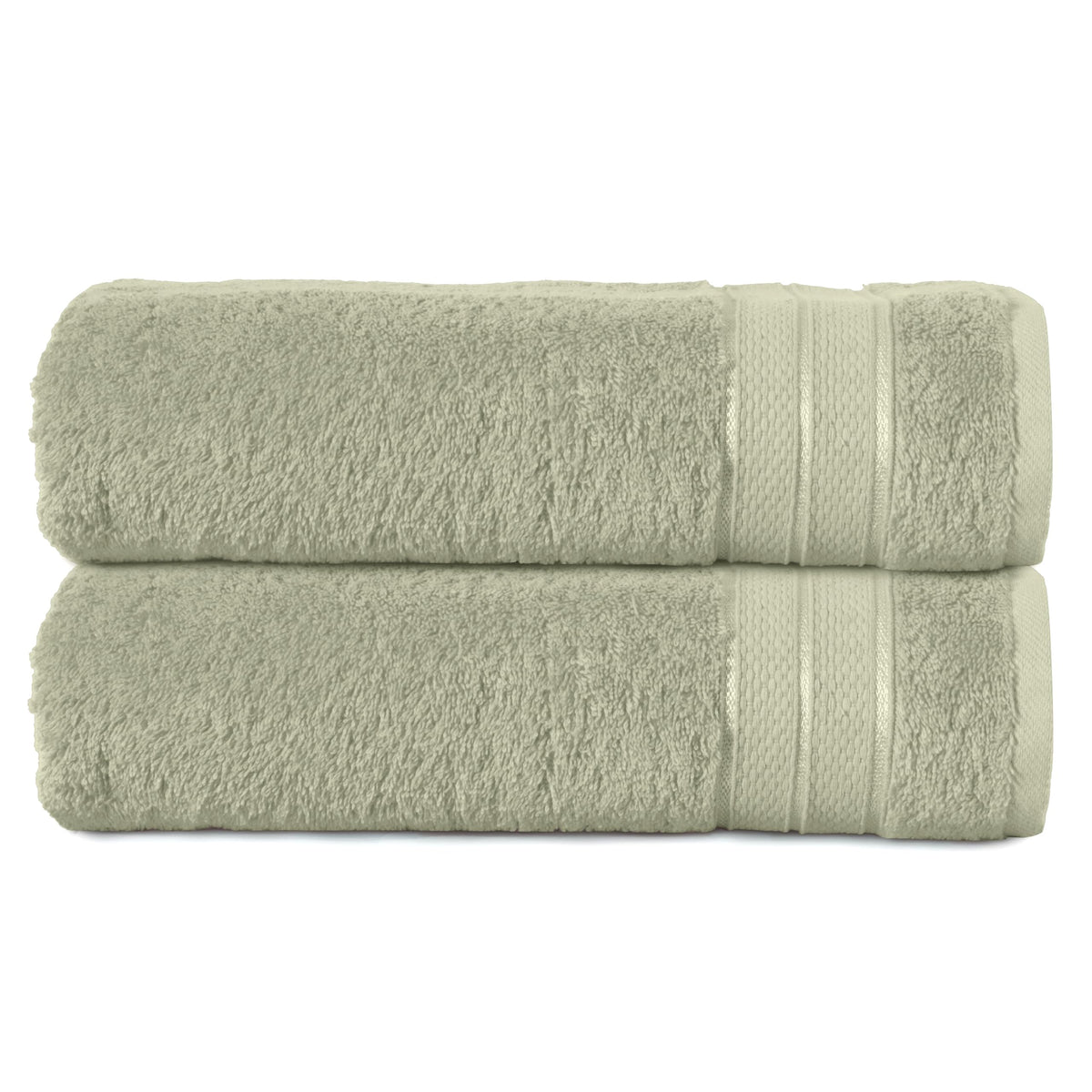 Elegant Comfort Luxury 6-Piece Towel Set, Premium Soft 100% Turkish Cotton, Three Line Popcorn Design 2 Bath Towels, 2 Hand Towels and 2 Washcloths Towel Set-Quick-Drying and Absorbent, Vibrant Orange