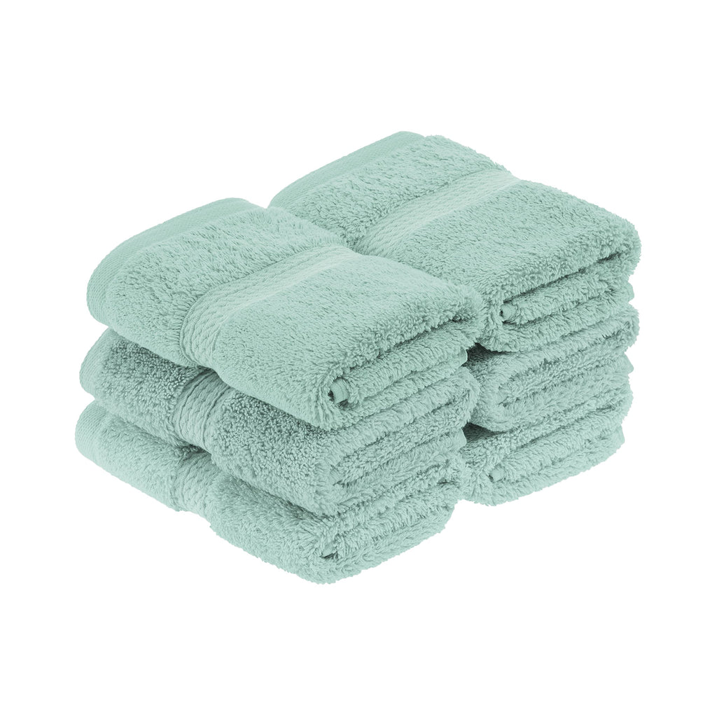 SUPERIOR Egyptian Cotton Plush & Absorbent, Hand Towel Set of 4, Cream