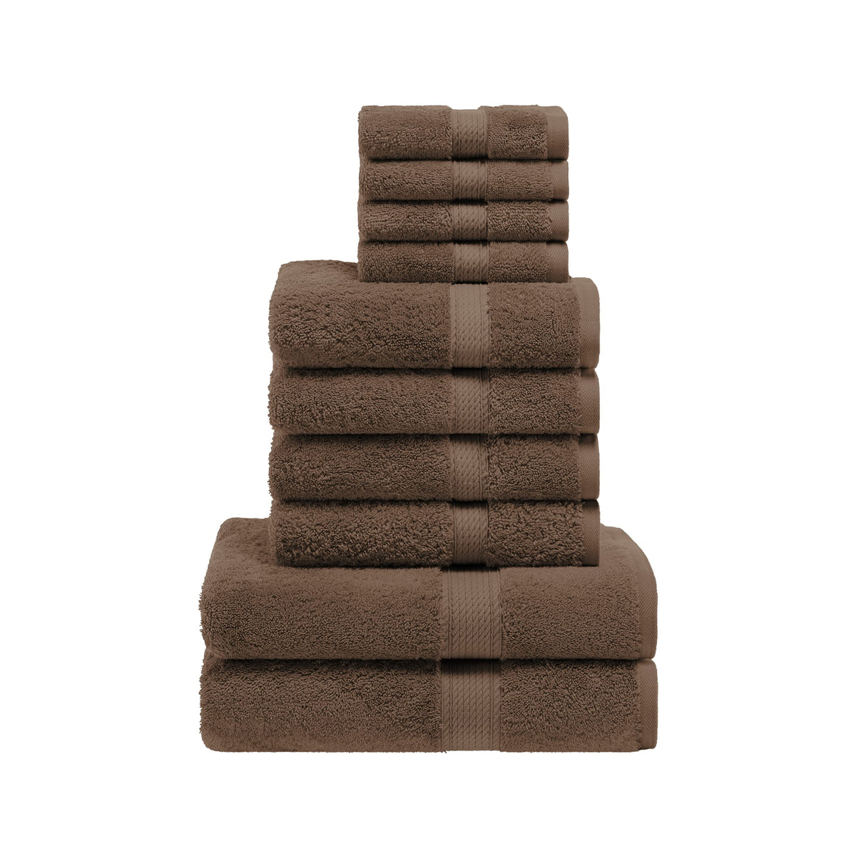 SUPERIOR Egyptian Cotton Plush & Absorbent, Hand Towel Set of 4, Cream
