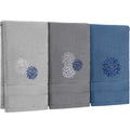 Tingjoo 3 Pcs Eucalyptus Leaves Hand Towels Farmhouse Fingertip Bath Towels