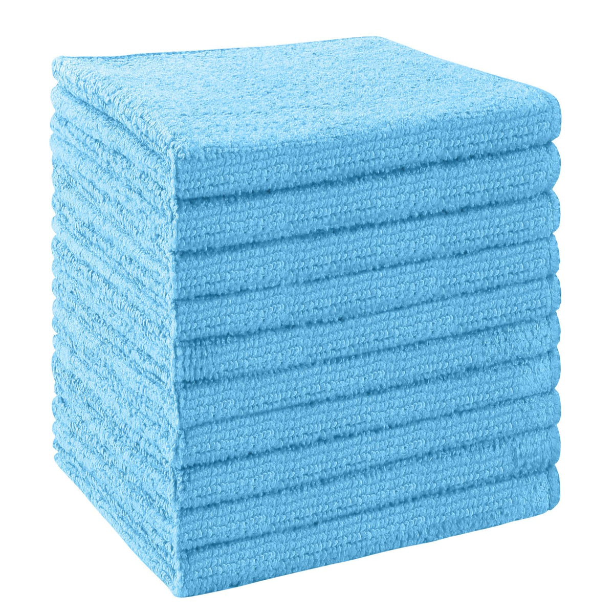 UNIMADE Washcloths Bulk 100 Pack Face Towels (12" x 12"), Highly Soft Wash Cloths and Hand Towels, Fast Drying Multi-Purpose Microfiber Cleansing Cloths for Bathroom, Hotel, Spa, and Salon-Multicolor