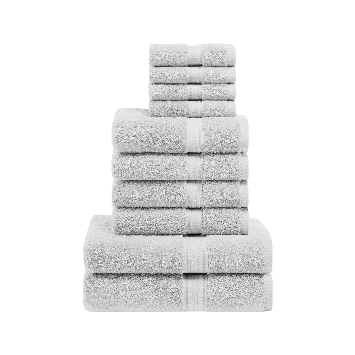 SUPERIOR Egyptian Cotton Plush & Absorbent, Hand Towel Set of 4, Cream
