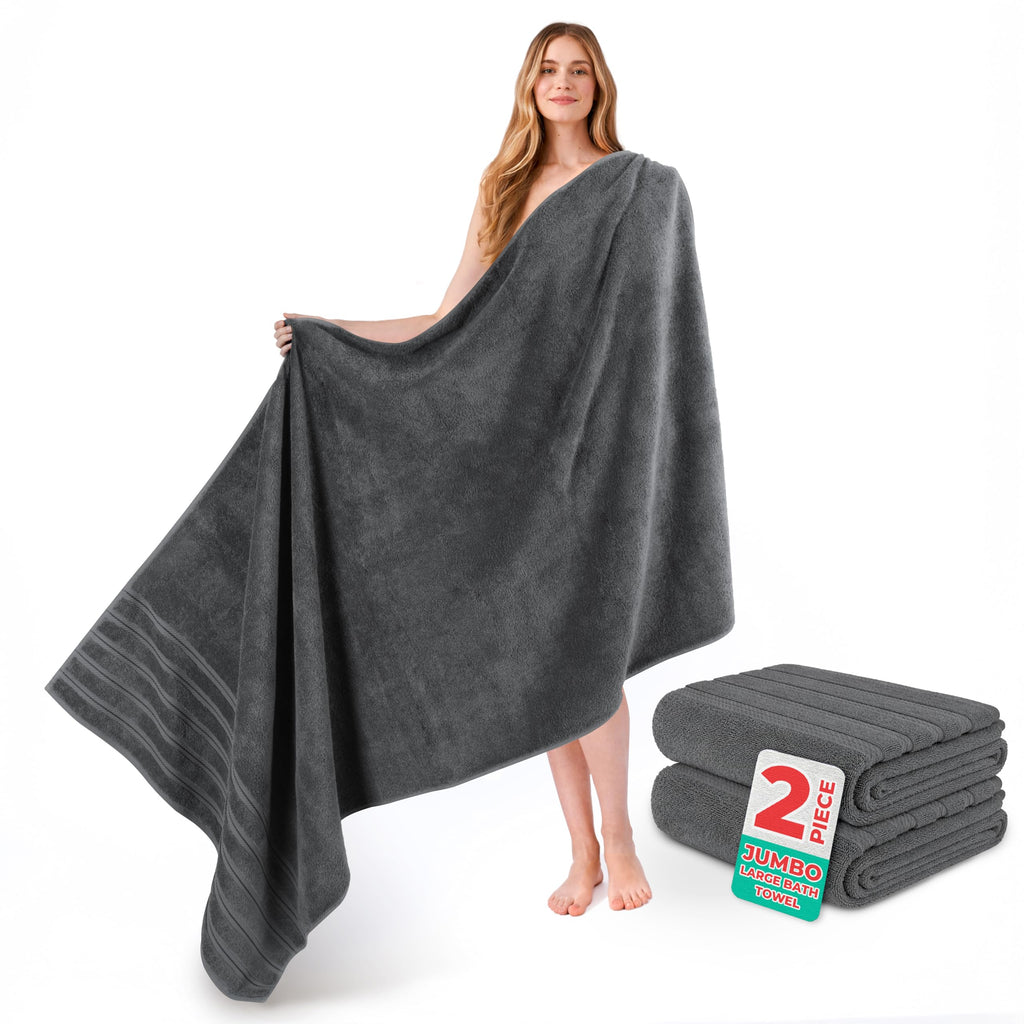 American Soft Linen 100% Cotton Luxury Turkish Towels, 4 PC Bath Towel Set