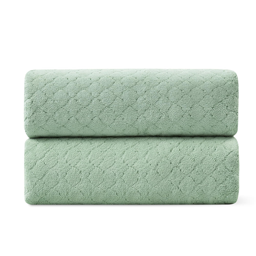 Hailea Luxury Bath Towels Set - 12 Piece (4 Large Bath Towels,4 Hand Towels,4 Washcloths), 100% Microfiber,Extra Absorbent Super Soft & Quick Dry,Complete Family Pack for Bathroom Gym Pool,Camel