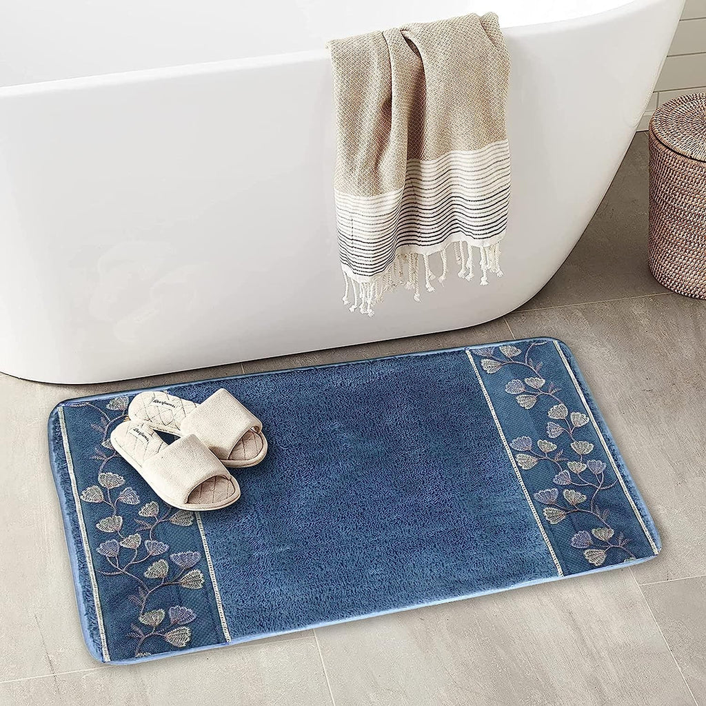 Zahari Home Spindle Modern Bathroom Towel Set - 3 Piece Bath, Hand, and Wash Towels - Classic Luxury Contemporary Decor - Beautiful Gold Unique Design Bath Ensemble