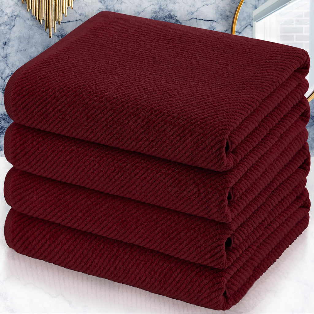 VOOVA & MOVAS Hand Towels for Barthroom, 18x28 in, Soft, Deep Turquoise