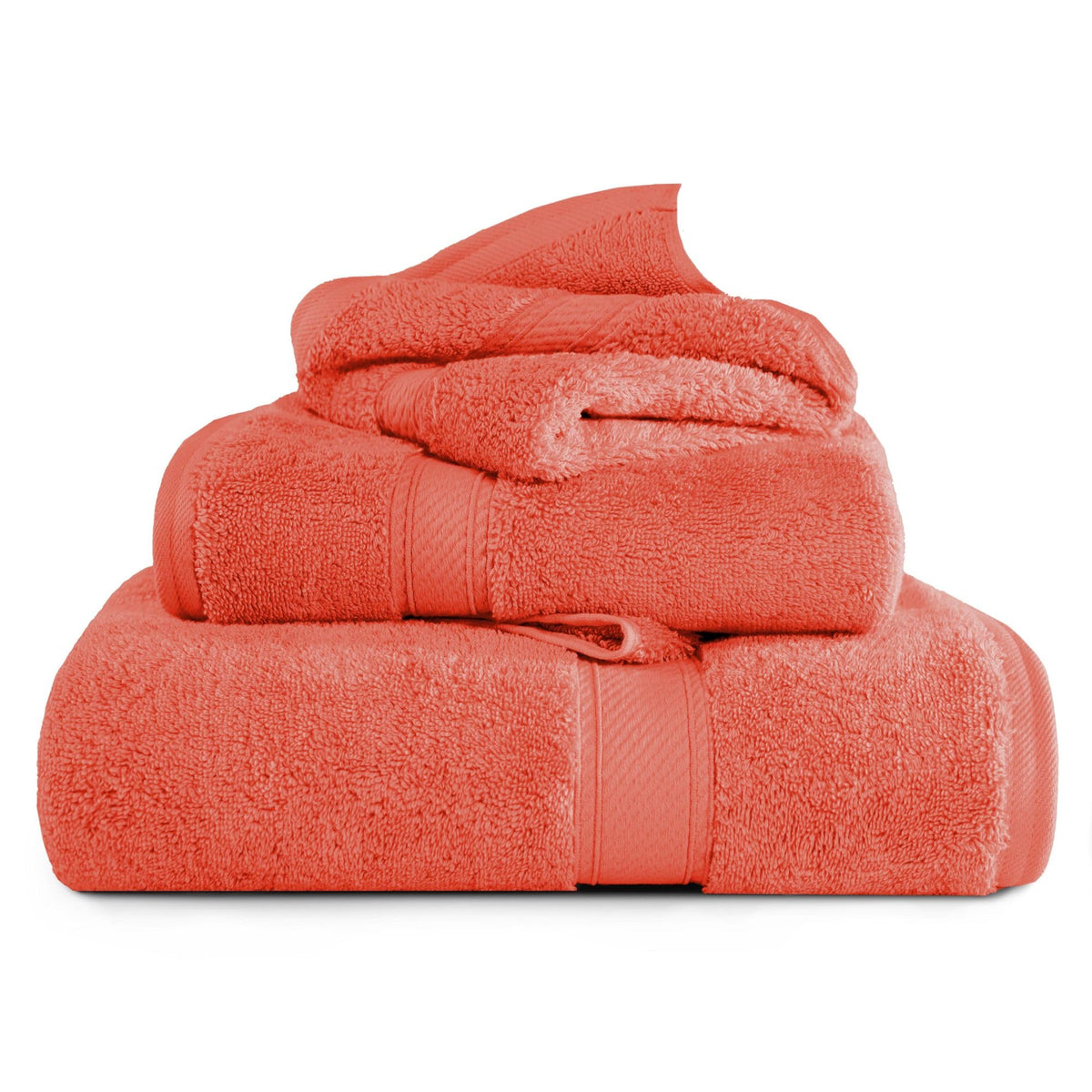 SUPERIOR Egyptian Cotton Plush & Absorbent, Hand Towel Set of 4, Cream