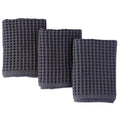 PÜSKÜL Natural 100% Turkish Cotton Waffle Hand and Kitchen Towels Set of 3