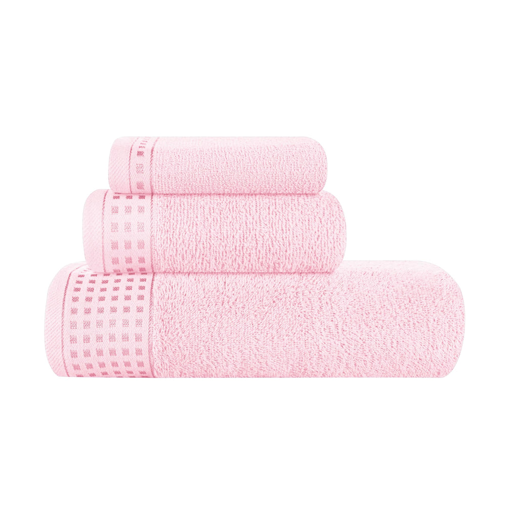 GLAMBURG 100% Cotton 2 Pack Oversized Bath Towel Set 28x55 Inches, Ultra Soft Highly Absorbant Compact Quickdry & Lightweight Large Bath Towels, Ideal for Gym Travel Camp Pool - Black