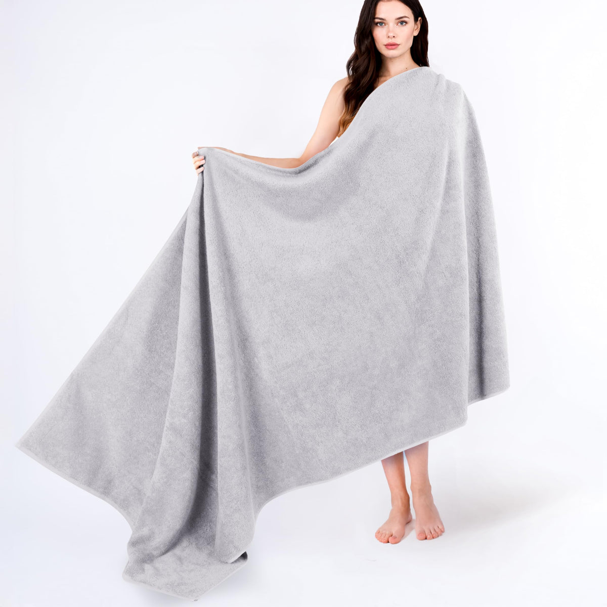 Cotton Paradise 100% Cotton Turkish Towel Set, Soft Absorbent Quick Dry, 6 Piece Towel Set, Navy Blue