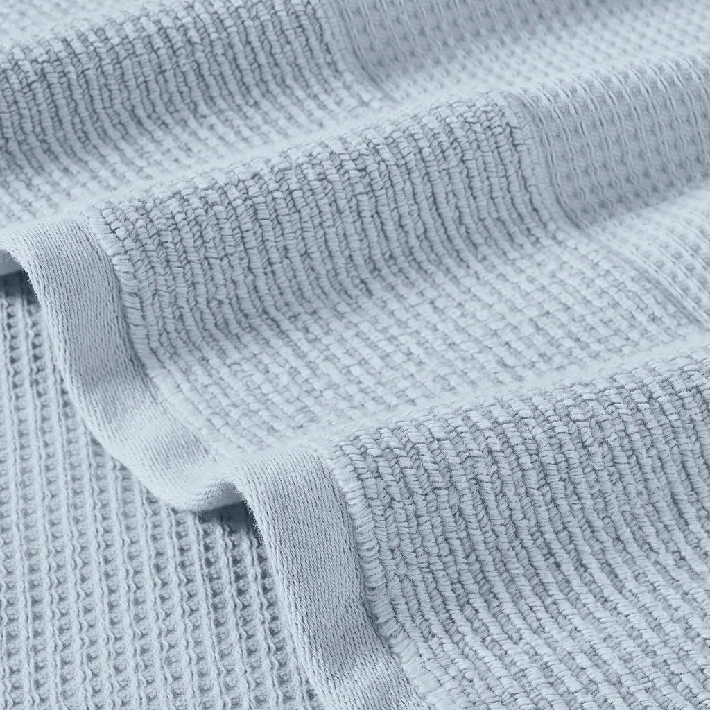 Modern Threads Waffle-Rib 6-Piece Towel Set – Premium Cotton Bath Towels, Ultra-Absorbent & Soft, Elegant Waffle Texture for Bathroom & Spa, Air