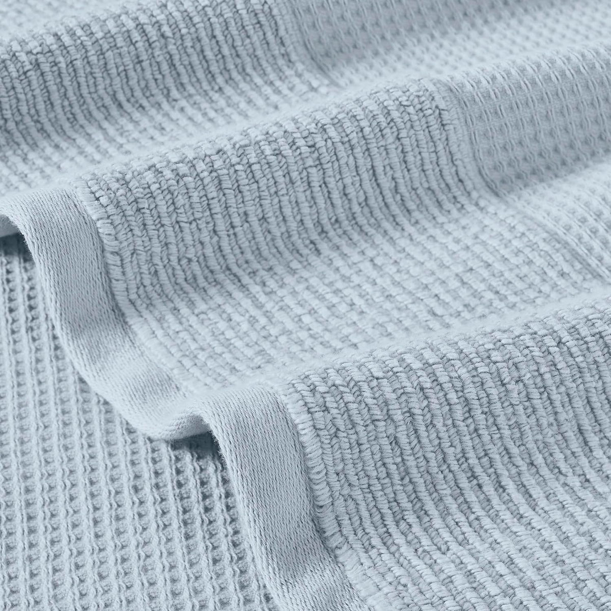 Modern Threads Waffle-Rib 6-Piece Towel Set – Premium Cotton Bath Towels, Ultra-Absorbent & Soft, Elegant Waffle Texture for Bathroom & Spa, Air