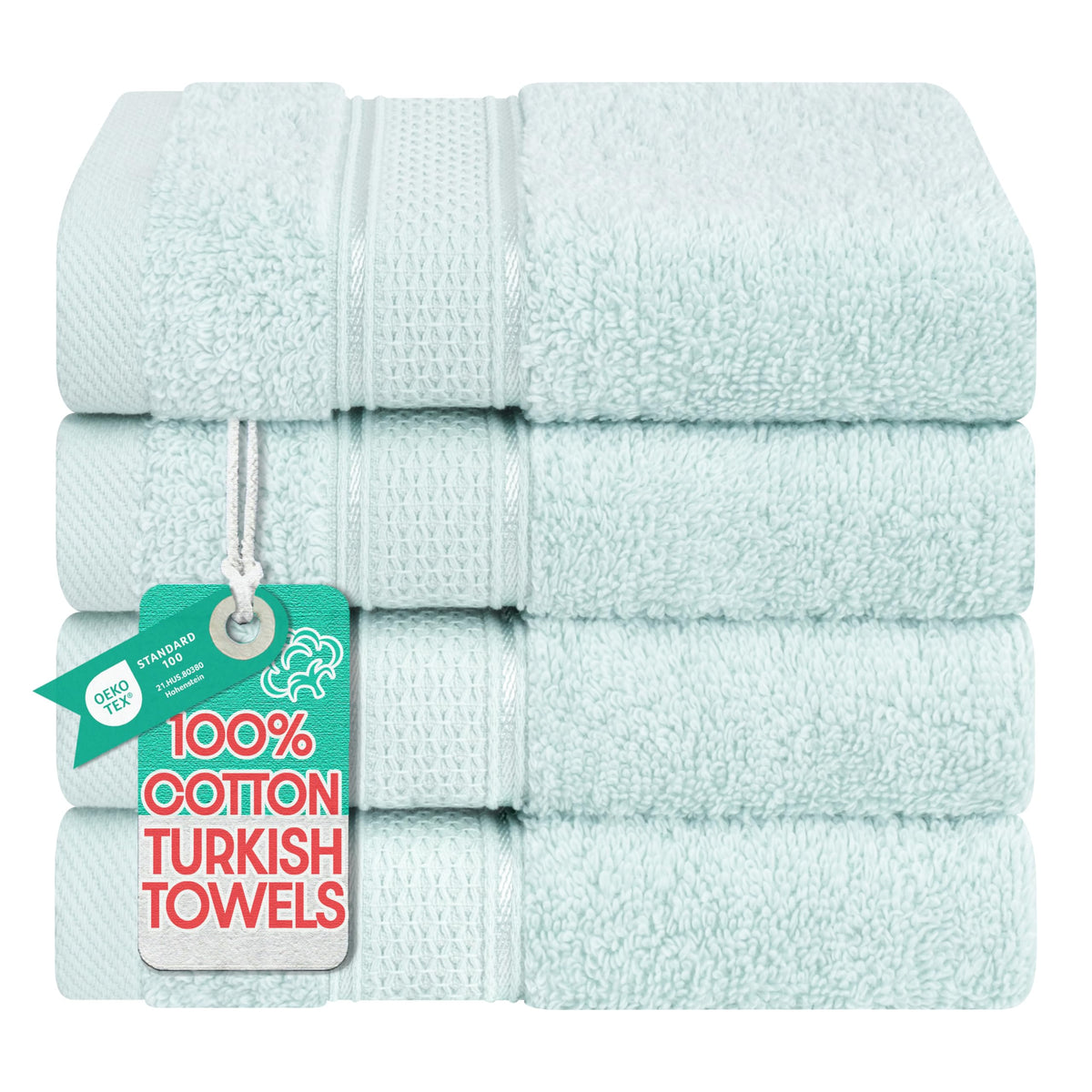 American Soft Linen Salem Turkish Bath Towel Set, 100% Cotton 600 GSM 6 Piece Towels for Bathroom, 2 Bath Towels 2 Hand Towels 2 Washcloths, Navy Blue