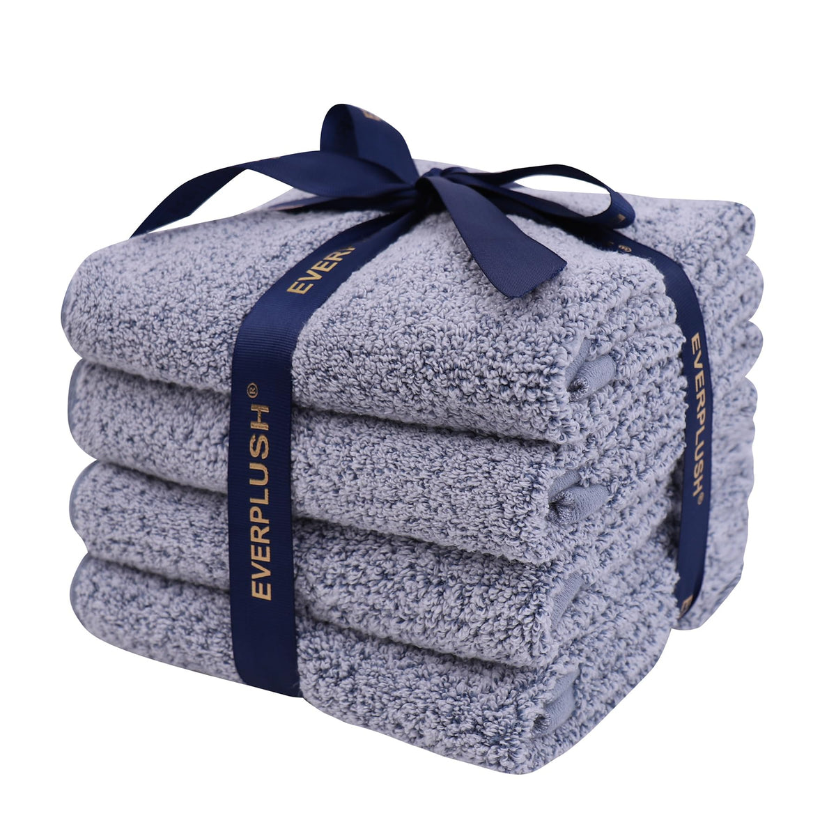 Everplush 4-Piece Premium Hand Towel Sets: Super-Soft, Highly Absorbent & Quick Drying Bathroom Towels – Versatile for Hotel, Bathroom, Shower, Spa, 16x30 Inches (Lavender, 16" x 30")