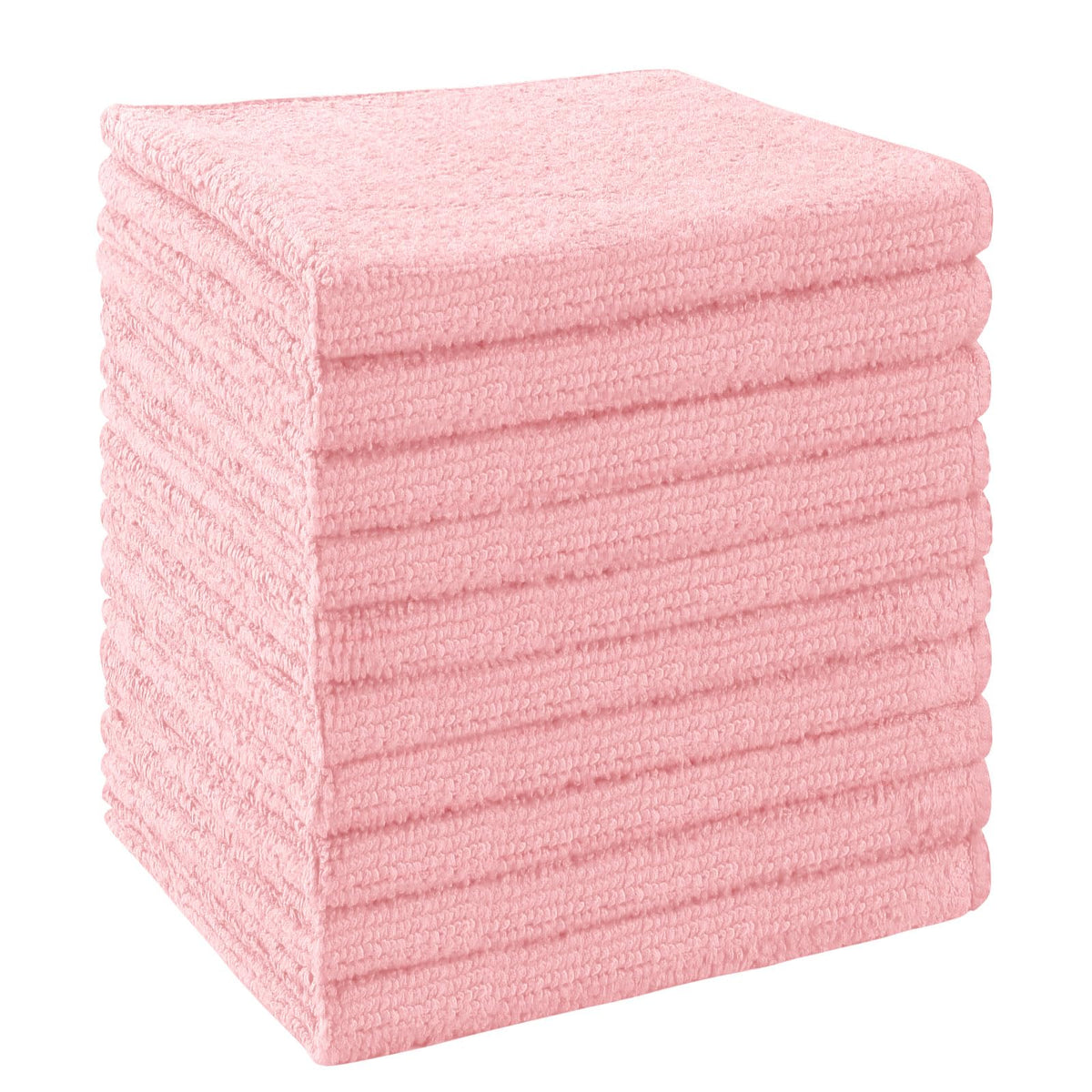 UNIMADE Washcloths Bulk 100 Pack Face Towels (12" x 12"), Highly Soft Wash Cloths and Hand Towels, Fast Drying Multi-Purpose Microfiber Cleansing Cloths for Bathroom, Hotel, Spa, and Salon-Multicolor