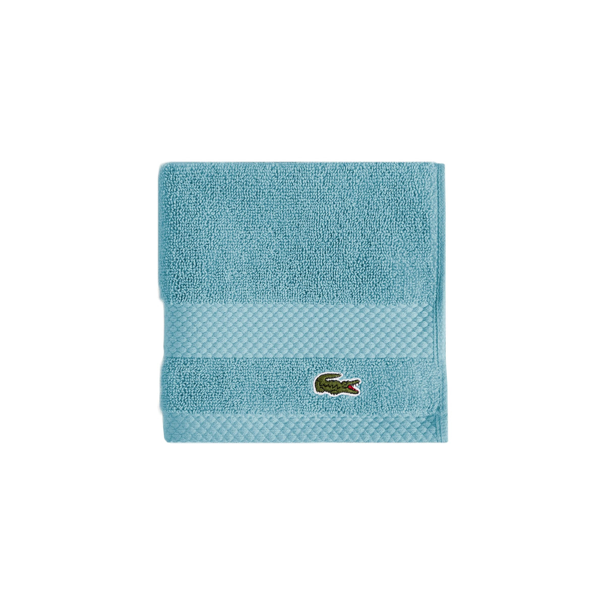 Lacoste Heritage 100% Supima Cotton Bath Towel 30" x 54", Celestial
