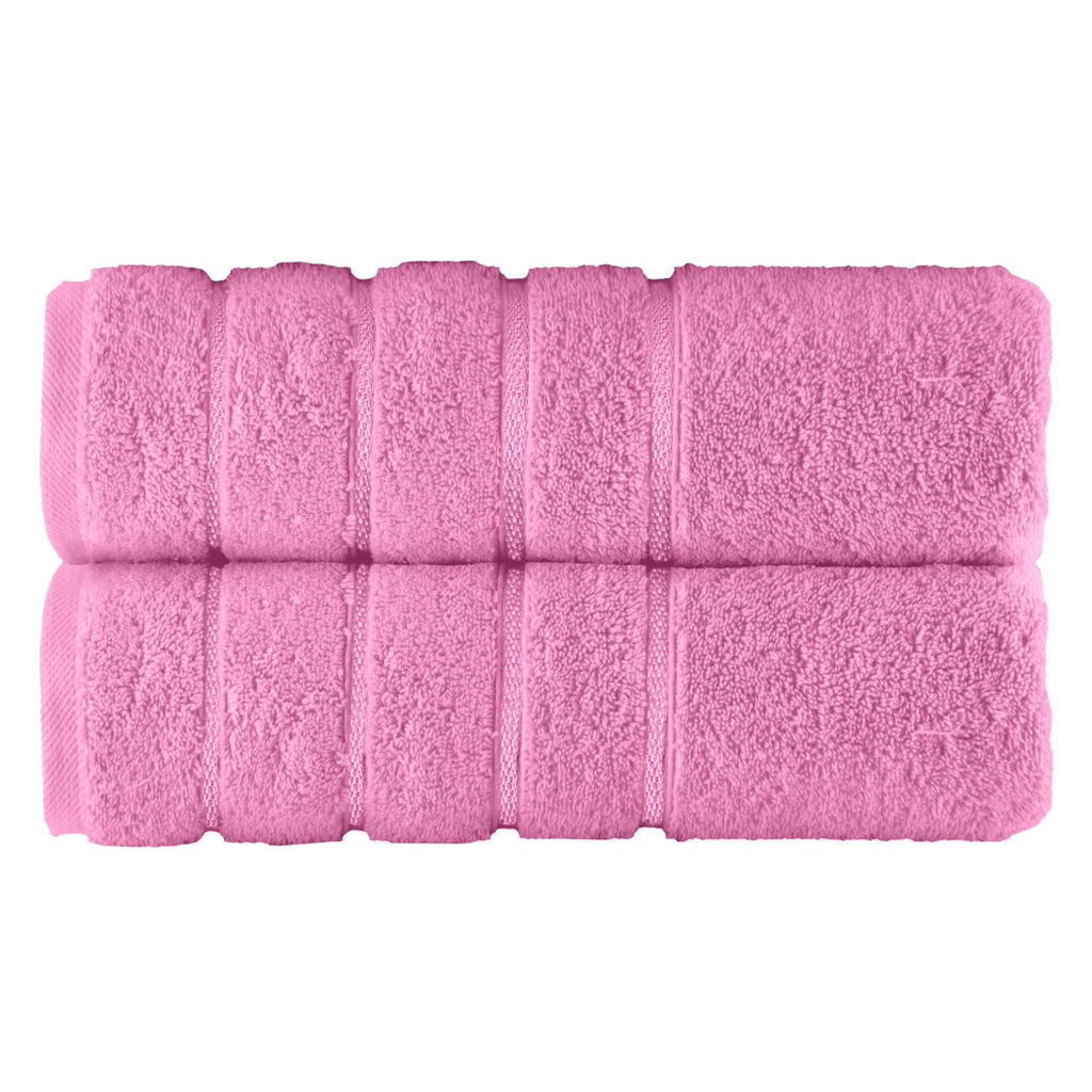 Elegant Comfort 4 Lines Viscose Stripe 6-Piece Premium Towel Set - 100% Turkish Cotton High Absorbent Luxury Bathroom Towels – Includes 2 Washcloths, 2 Hand Towels and 2 Bath Towels Set, Gold