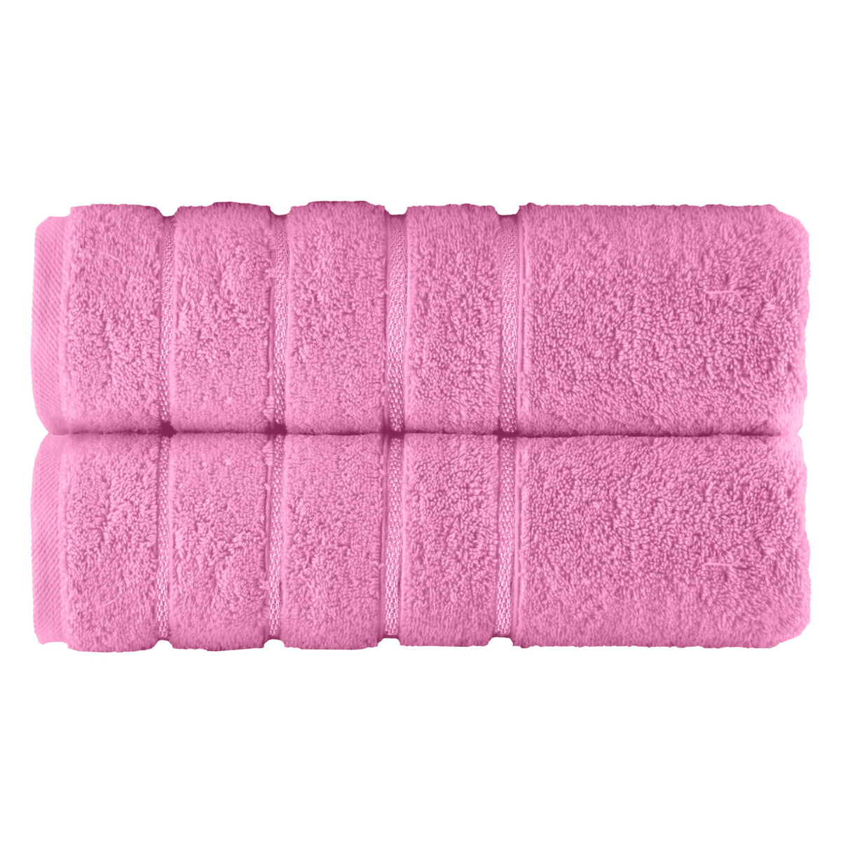 Elegant Comfort 4 Lines Viscose Stripe 6-Piece Premium Towel Set - 100% Turkish Cotton High Absorbent Luxury Bathroom Towels – Includes 2 Washcloths, 2 Hand Towels and 2 Bath Towels Set, Gold